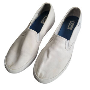 Women's Keds Slip On Sneakers, White, Size 8